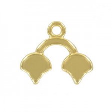 Cymbal ™ DQ metal ending Kastro II for Ginko beads - Gold
